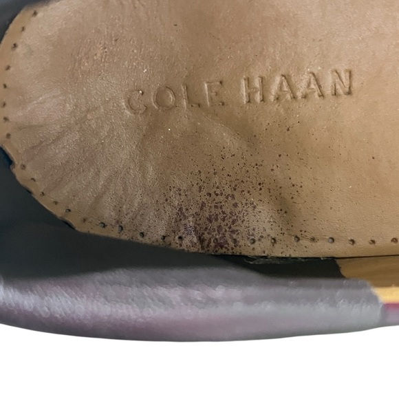 Cole Haan Glossy Burgundy Penny Loafers 11 1/2” E like new wore maybe 3 times. - Picture 8 of 11